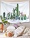 Sunmner Cactus Tapestry Wall Hanging for Living Room Bedroom Dorm Home Decor (51.2