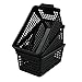Begale Plastic Storage Basket/ Bins Organizer, Set of 6