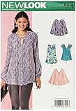 New Look Patterns Misses' Tunic and Top with