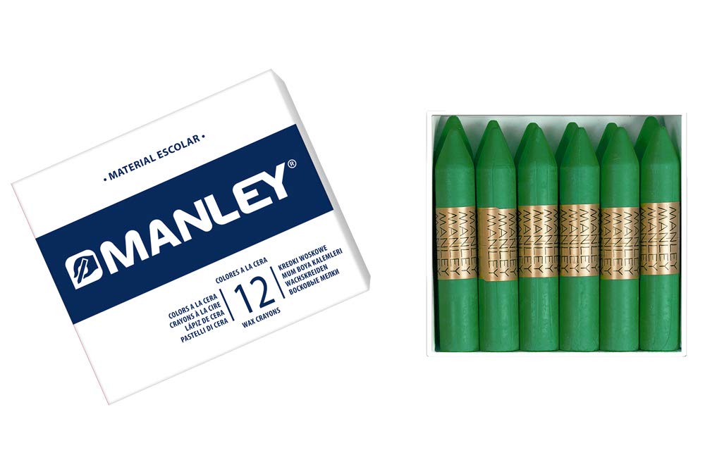 Manley 24 Wax Crayons – Pack of 12