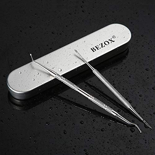 BEZOX Ingrown Toenail Tools Toenail Lifter and Toenail File Set