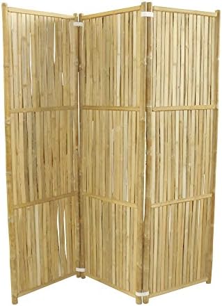 Zero Emission World Bamboo 3-Panel Folding Screens