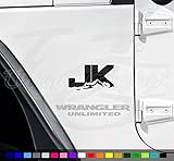 Jeep Wrangler JK Vinyl fender side Decals 1 pair