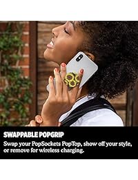 PopSockets PopGrip: Swappable Grip for Phones & Tablets - Sunflower Power