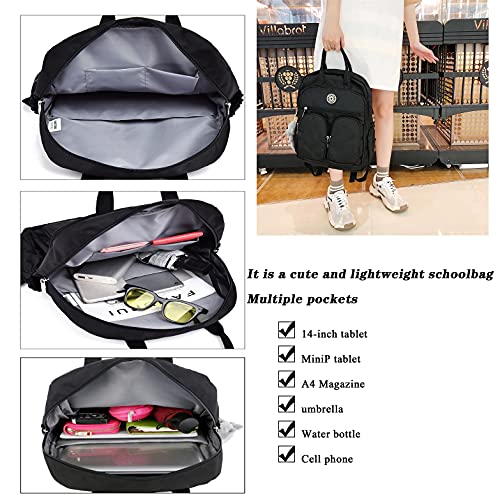 Scioltoo Girls Laptop Backpack Sling Backpack Purse for Women Teen