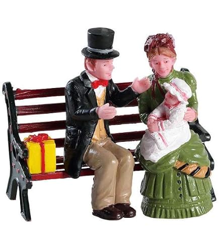 Figurine Lemax Noël Holiday Shopping With Mum Réf. 22142 Caddington Village Lemax