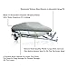Waterproof Boat Cover All Seasons Marine Grade 210D Oxford Fabric Outdoor Protector Fits V-Hull Tri-Hull Runabout Fishing Ski with Quick Release Buckle and Strap (Gray, 14'-16'L x 90