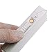 KAKAKA Aluminum Cigarette Case Box Holder for Slim Cigarette (100mm) with USB Rechargeable Cigarette Lighter (Silver)