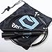 Revive Fitness Speed Jump Rope - Fast Metal Bearings and Adjustable Speed Cable to Help Master Double Unders - Great for WODs, MMA, Boxing, General Exercise, Cross Functional and Fitness Training – Includes *FREE* Carry Case – Extra Cable with Hardware – Rope Clips to Keep Your Speed Rope Tangle Free – 100% Lifetime Guarantee