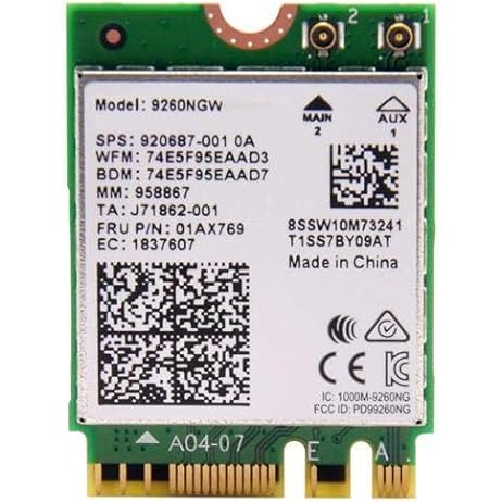 Intel Wireless AC 9260 Single Pack