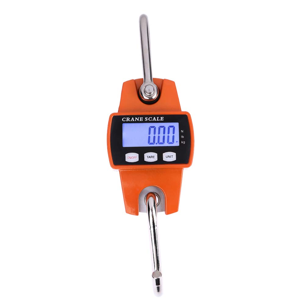 Digital Hanging Crane Scale 660Lb 300Kg Heavy Duty Industrial Crane Scales for Home Farm Factory