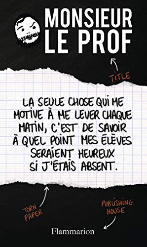 Monsieur le prof (French Edition) by Monsieur le prof
