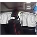 Car Side Window Sun Shade - 2 pcs Universal Auto Side Window Curtain with Sucker Car Sunshade UV Protection