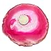 4 (FOUR) Agate Slice Coaster - Mixed Colored Agate Coasters Rock Paradise COA (AM10B3)