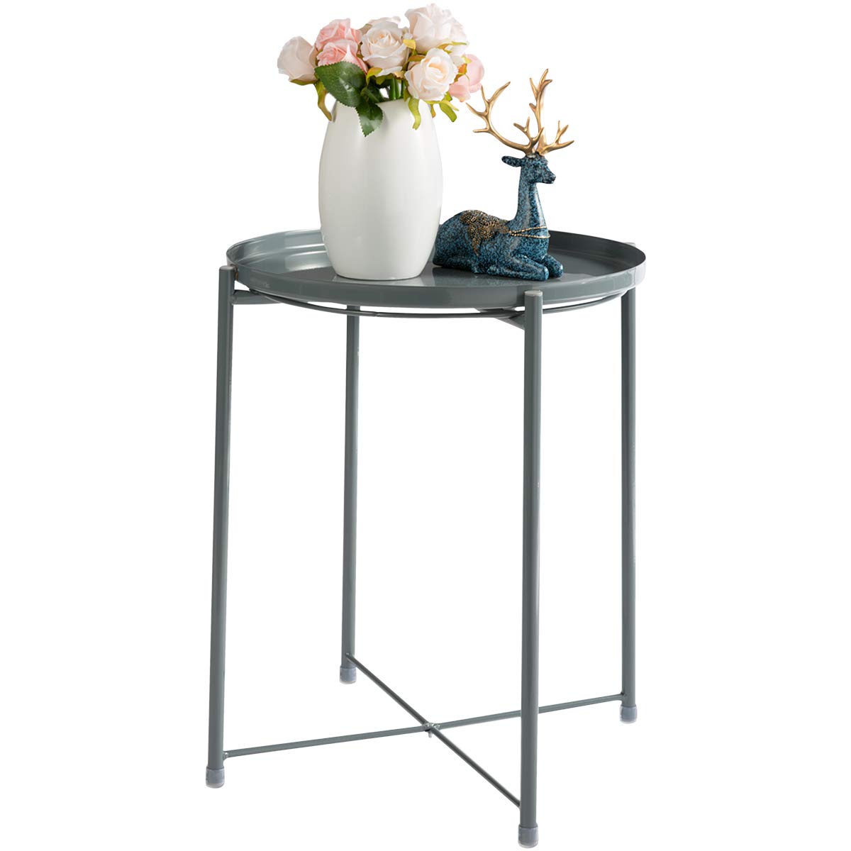 Best Grey And Turquise End Table