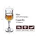 Crystal Wine Glasses Set of 4 by Bella Vino - 5.5 Ounce - Old Fashioned Designed Carved Wine Glass - Lead-Free Short Stem Champagne Goblets - Durable and Dishwasher Safe - for Family Dinner, Parties