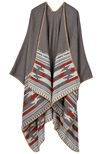 Vamjump women cashmere oversized blanket poncho cape sh…