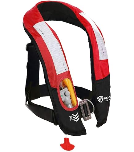 Amazon.com : Eyson Inflatable Life Jacket Life Vest Highly Visible