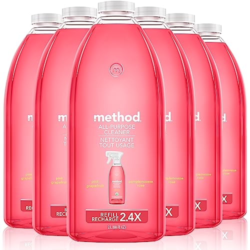 Method AllPurpose Cleaner Refill, Pink Grapefruit, PlantBased and