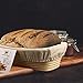 10 x 6 Inch Oval Proofing Basket ,WERTIOO Banneton Bread Proofing Basket + Bread Lame +Dough Scraper+ Linen Liner Cloth for Professional & Home Bakers