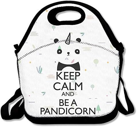 Keep Calm And Be A Pandicorn Lunch Box Tote Bag