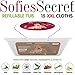 SofiesSecret XXL PET Bath Wipes, 12