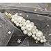 9PCS Glitter Sparkly Rhinestone Hair Clips Pearls Hairpins Hair Barrettes Handmade Shinny Crystal Alligator Hair Clips Hair Accessories for Girls Women Ladies Bridesmaid Wedding Bridal