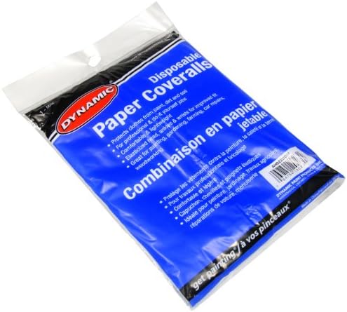 Dynamic Paint AH02200M Disposable 1.6-Ounce Paper Coverall, Size Medium
