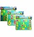 Educational Learning Puzzles ~ Includes 3 Foam Puzzles ~ Uppercase and Lowercase Letters and Numbers (Green)