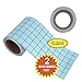 Angel Crafts Transfer Paper Tape: Craft Transfer Tape for Vinyl Application with Blue Grid Lines - Self Adhesive Transfer Paper Roll Compatible with Cricut, Silhouette Cameo - 6 Inch by 50 Feet, Clear
