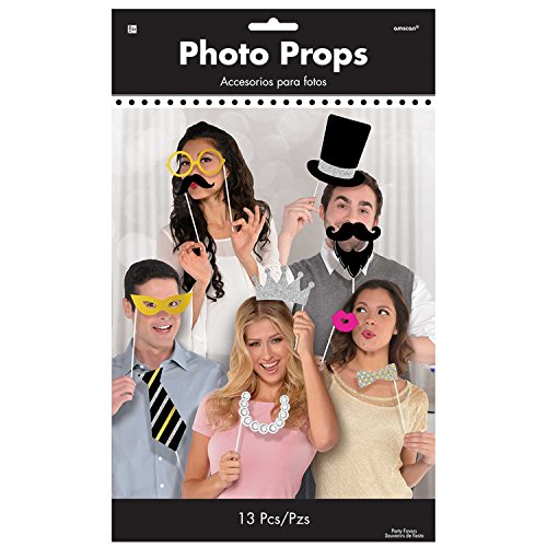 Amscan 399215 Booth Photo Props Fancy Party, One Size, Multicolor