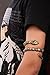 YACQ Women's Crystal Stretch Snake Bracelet Fit Wrist Size 6-1/2 to 8 Inch - Lead & Nickle Free - Halloween Costume Outfit Accessories Jewelry