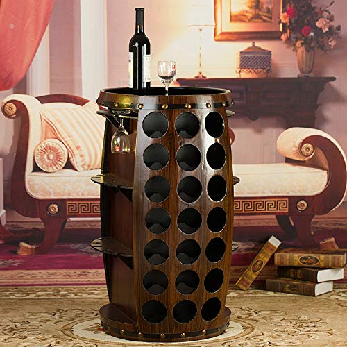Jwil Weinregal, Eichenholz, Weinregal, Weinregal, Weinflaschendekoration, Weinregal, modernes und minimalistisches… – Bild 5