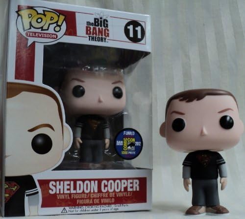 THE BIG BANG THEORY Sheldon Cooper SUPERMAN Shirt Comic Con 2012 Exclusive Figure SDCC