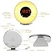 Sunrise Wake Up Light Alarm Clock, Blingco Digital LED Alarm Clock with FM Radio, Snooze/Sunset Function,7 Colors Night Lights,Nature Sounds,Touch Control Alarm Clock Radio for Heavy Sleepers