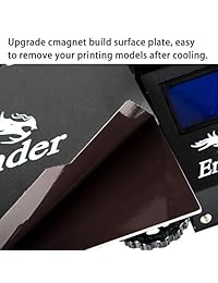 Comgrow Creality Ender 3 Pro - Impresora 3D con imán de actualización (placa de superficie de construcción y fuente de alimentación con certificado UL de 8.5 x 8.5 x 9.0 in)