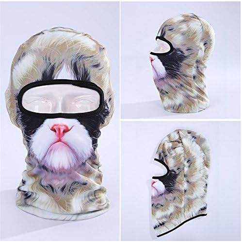 ICESNAKE Motorcycle Snow Snowboarding Face Ski Mask 3D Shield hat cap (#002)