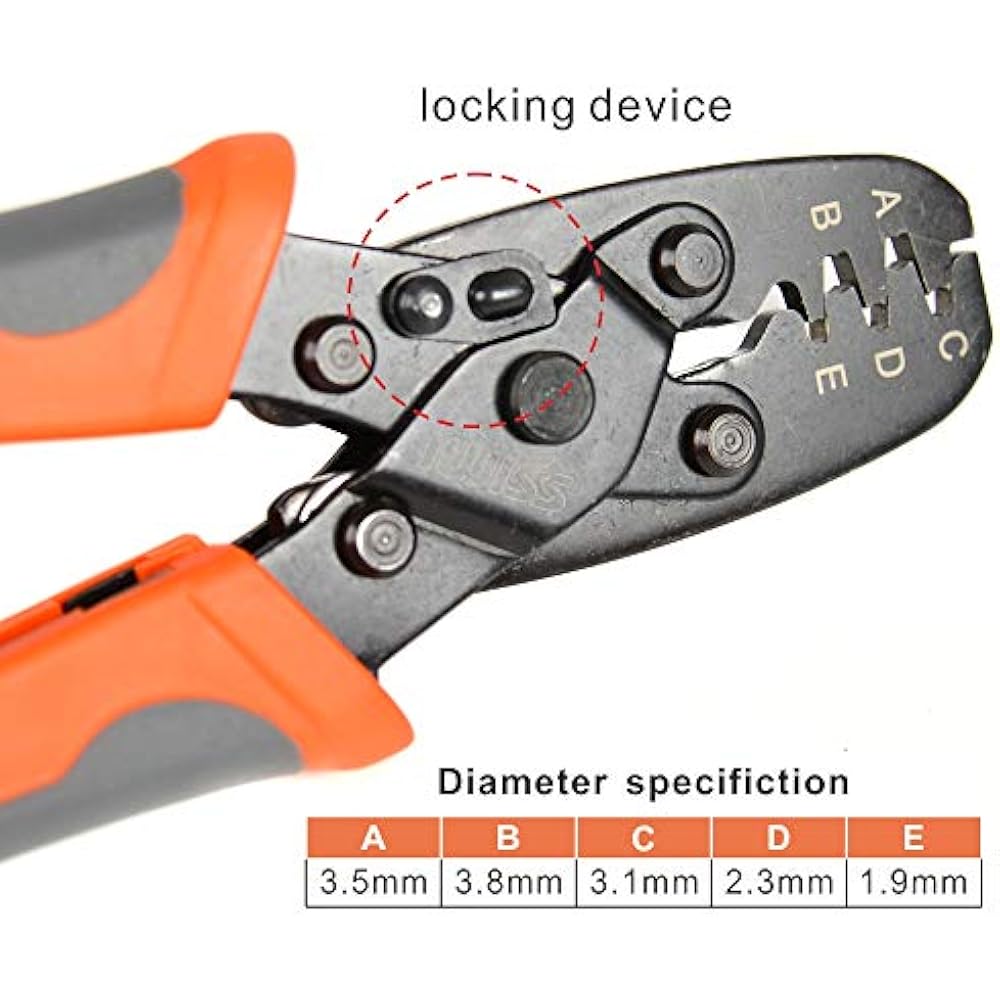 Wire Harness Plug Crimping Tool Open Barrel Teminal Crimper Molex