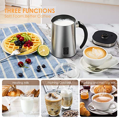 REDMOND Milk Frothers,Automatic Hot and Cold Foam Maker,Electric Milk