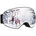 Mpow OTG Ski Goggles, Snowboard Skate Goggles, Over Glasses Ski Goggles for Men Women Youth, Snow Goggles with Interchangeable Anti-Fog Spherical Double Lens, UV400 Protection, Helmet Compatible