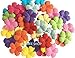 RATREE 888 Handmade100 pcs Patch Starburst Flowers 29x29mm Mulberry Paper Flowers Scrapbooking Wedding DIY Craft Supplies Card Artificial Flowers 10 Colors