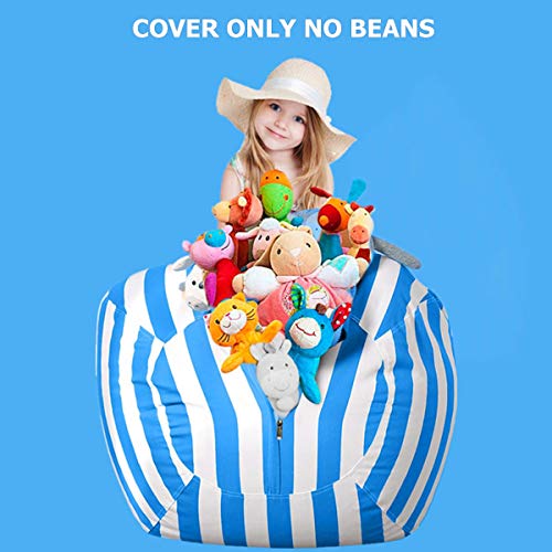1 WEKAPO+Stuffed+Storage+Quality+Canvas%25EF%25BC%2588Blue%25EF%25BC%2589