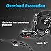 Rydonair Motorcycle Phone Mount with QC 3.0 USB Charger Socket Motorcycle Handlebar Mount Compatible with Samsung iPhone etc.