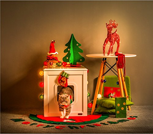 Coolkittycondos Petsfit Assemble Odorless Night Stand Pet House Litter Box Furniture With Latch Holding 20 X 24 X 21