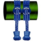 AKTIVX SPORTS No Tie Shoe Laces for Golf Shoes - Voted The #1 Golf Gift of 2016 - Top Golf Accessories for Golfers - Replacement Golfing Shoelaces & Golf Equipment, Royal Blue