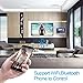 Yijiayin Wireless Bluetooth Amplifier in Wall Home Audio Subwoofer Receiver WiFi Upgrade Smart Home Audio Theater System Video Music Player, 7″Touch Screen in Wall, 2019, Goldthumb 2