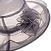 IL Caldo Women's Sun Hat Fascinator Flowers Wide Brim Gauze Hat Headdress,Gray