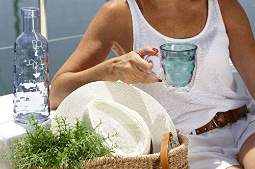 Marine Business Isothermic Glas Mug, Set 6 Stück, unzerbrechlich - Harmony Moon Acqua – Bild 4