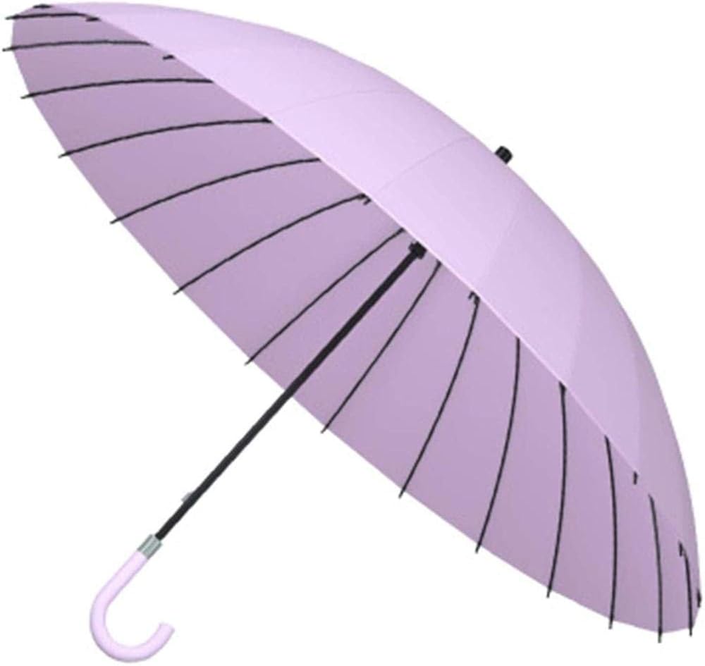 Long handle creative reinforcement double solid color advertising umbrella business