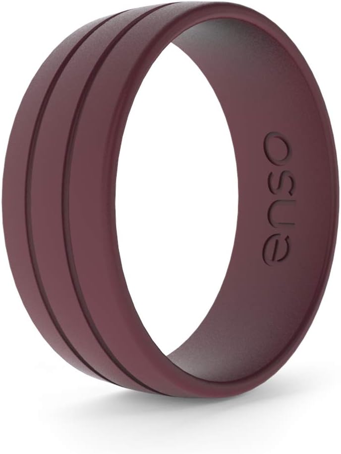 Women's & Men's Ultralite Silicone Ring, The Premium Fashion Forward Silicone Ring, Hypoallergenic Medical Grade Silicone
